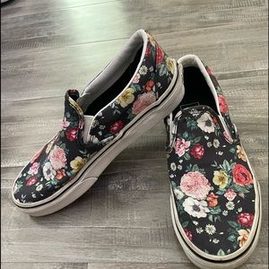 Floral VANS size 6.5